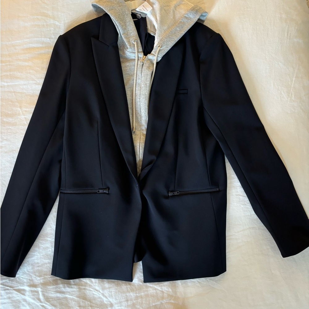 Veronica Beard Navy Scuba Dickey Blazer Size 16